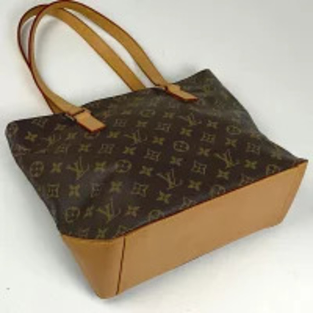 Louis Vuitton Piano Cabas Tote Brown Bag Monogram Shoulder Brown